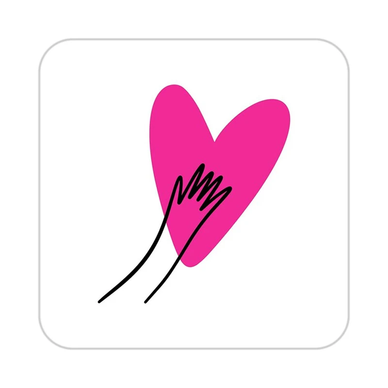 زیر لیوانی کاکتی طرح عاشقانه مدل mp36342