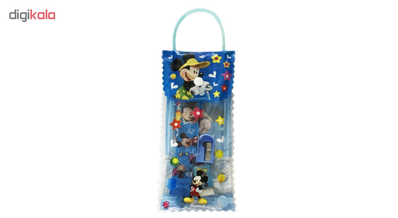 بسته لوازم تحریر مدل Mickey Mouse مجموعه 5 عددی
