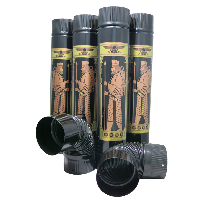 لوله بخاری کدH200 مجموعه 6 عددی