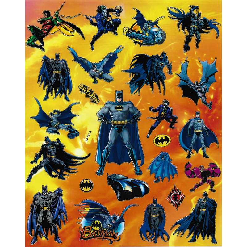 استیکر کودک طرح بتمن مدل AP 181 a