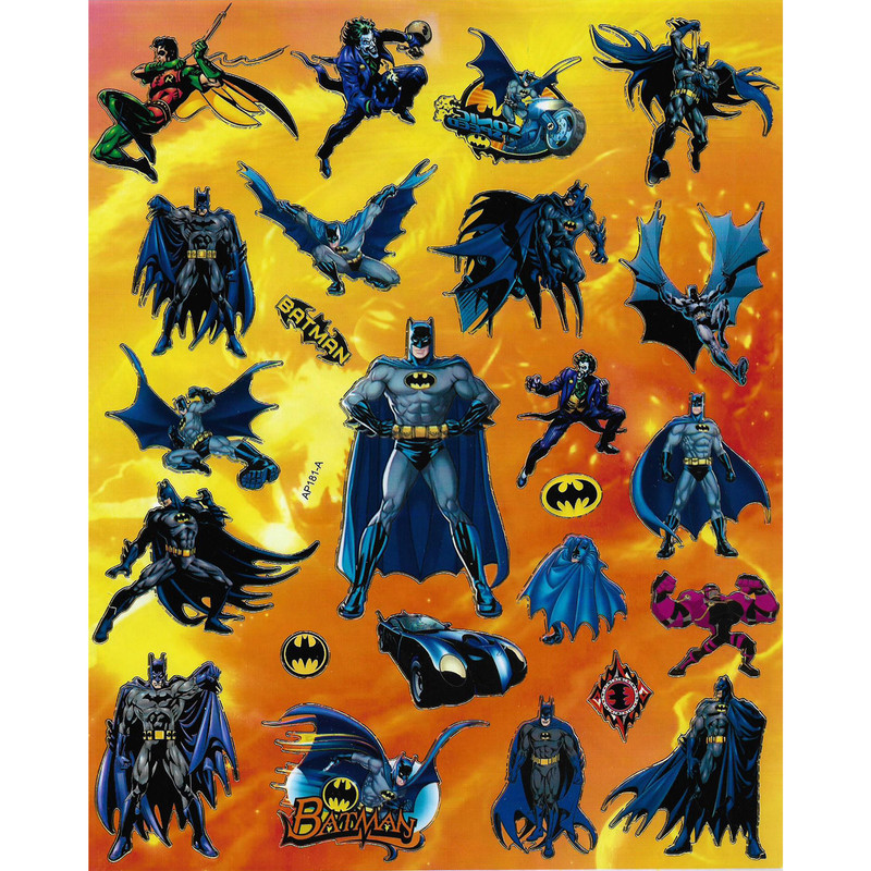 استیکر کودک طرح بتمن مدل AP 181 a