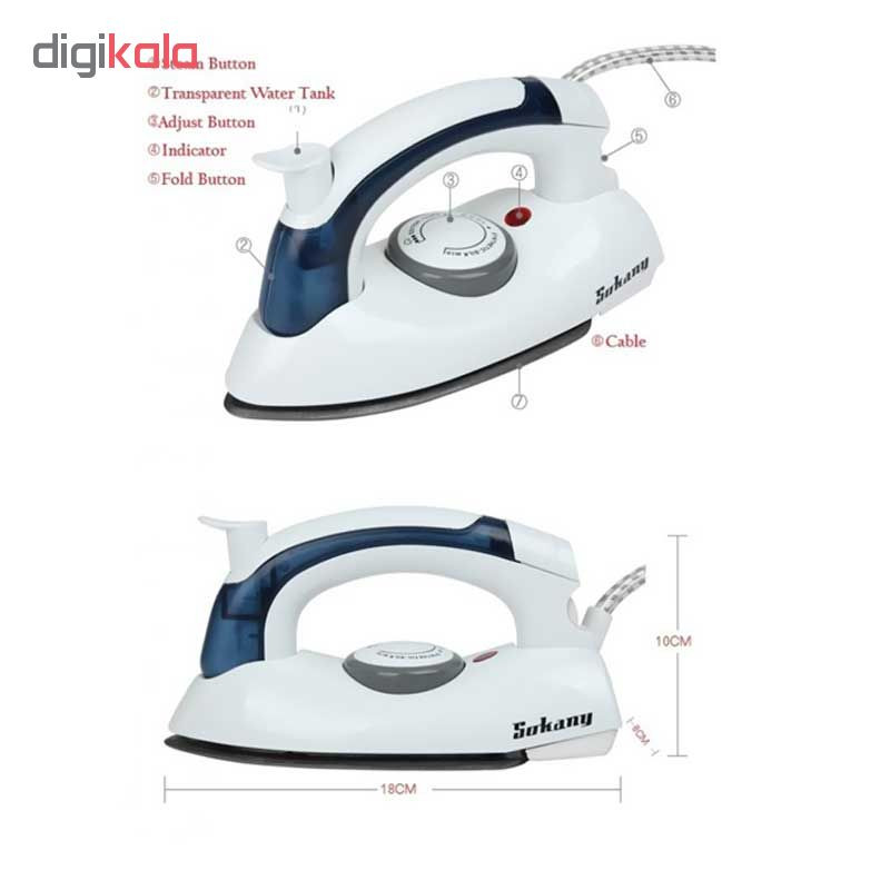 اتو بخار مسافرتی سوکانی مدل 6047 کد 100000431