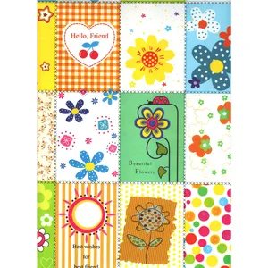 کاعذ کادو طرح گل کد KH101 بسته 5 عددی