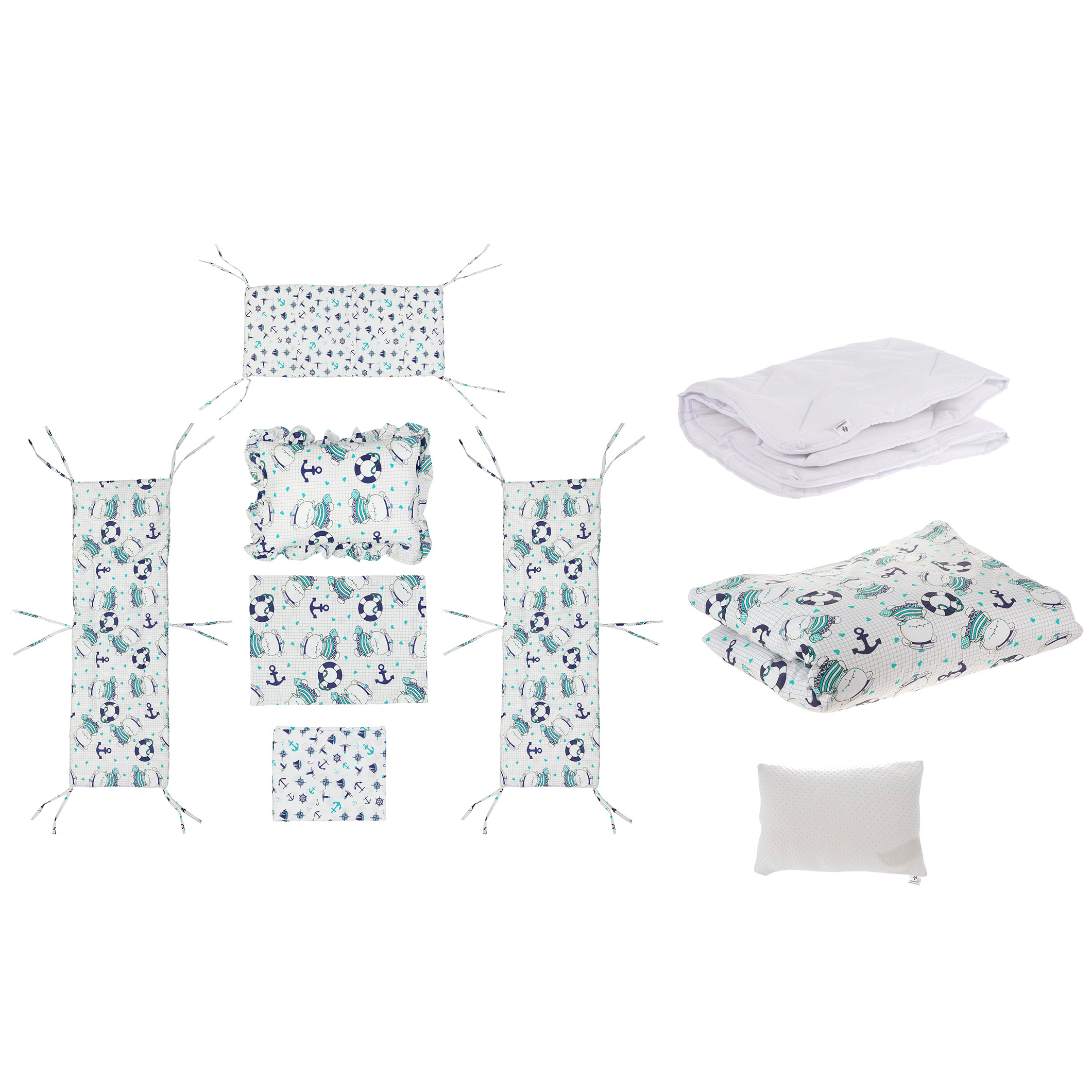 سرویس خواب 9 تکه نوزاد هارمونی مدل SailorGr