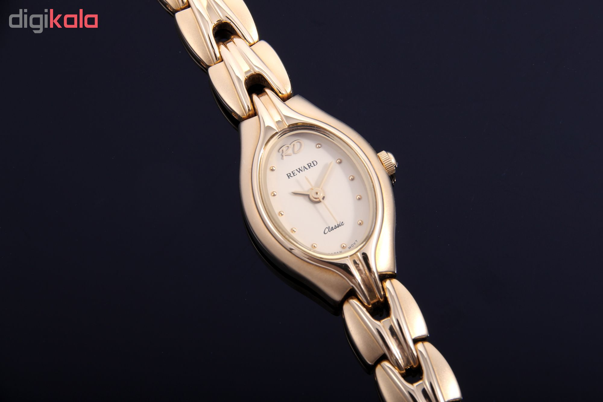ساعت مچی عقربه ای زنانه ریوارد کد SN-7019-Classic-GG