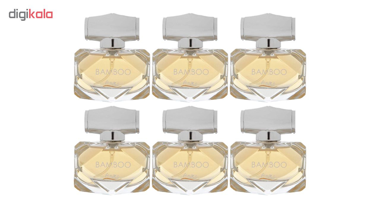 عطر جیبی زنانه آنیکا مدل Bamboo حجم 25 میلی‌لیتر مجموعه 6 عددی