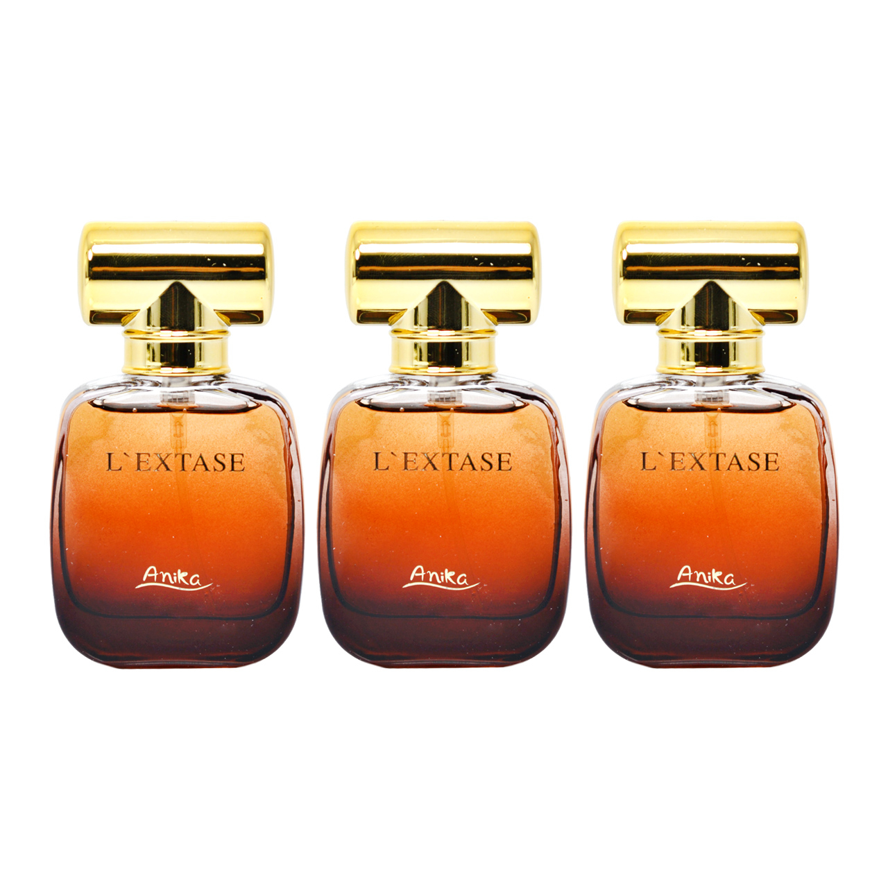 عطر جیبی زنانه آنیکا مدل  L’Extase حجم 25 میلی‌لیتر مجموعه 3 عددی