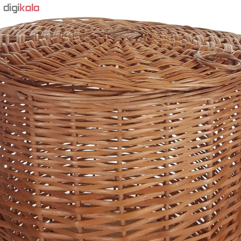 عکس شماره 6 : سبد رخت چرک حصیری کد l212