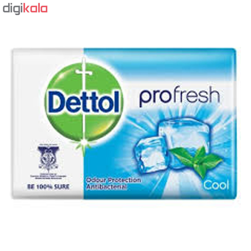 صابون ضد باکتری دتول مدل Pro fresh Cool وزن 105 گرم مجموعه 6 عددی