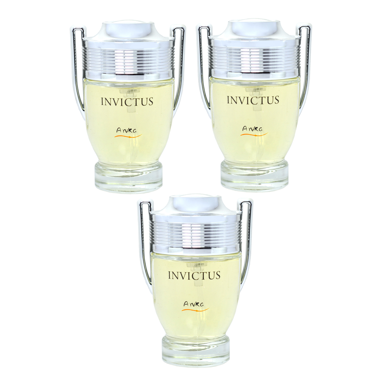 عطر جیبی مردانه آنیکا مدل Invictus حجم 25 میلی‌لیتر مجموعه 3 عددی
