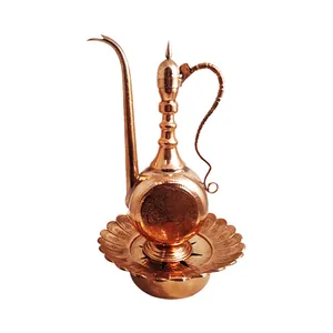 ست گلاب پاش و لگن مسی مدل 2096