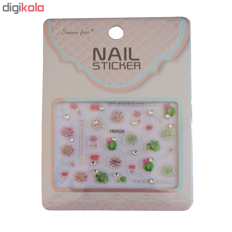 استیکر طراحی ناخن اسنو فاکس کد 0016 مجوعه 3 عددی استیکر طراحی ناخن اسنو فاکس کد 0016 مجوعه 3 عددی