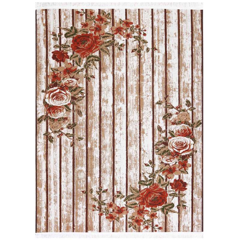 گلیم ماشینی دنیای فرش طرح نارگل گلیم ماشینی دنیای فرش طرح نارگل