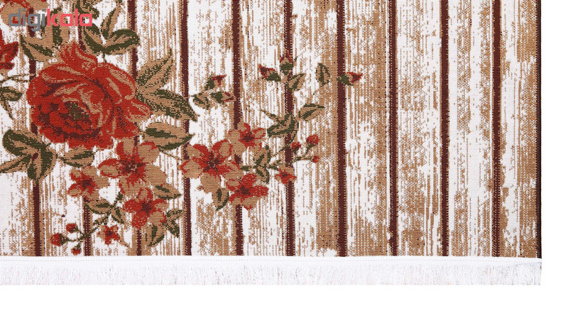 گلیم ماشینی دنیای فرش طرح نارگل گلیم ماشینی دنیای فرش طرح نارگل