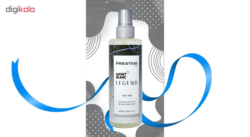 بادی اسپلش مردانه پرستیژ مدل mont blanc حجم 250 میلی لیتر مجموعه 6 عددی