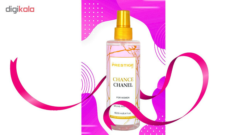 بادی اسپلش زنانه پرستیژ مدل Chance Chanel حجم 250 میلی لیتر مجموعه 12 عددی