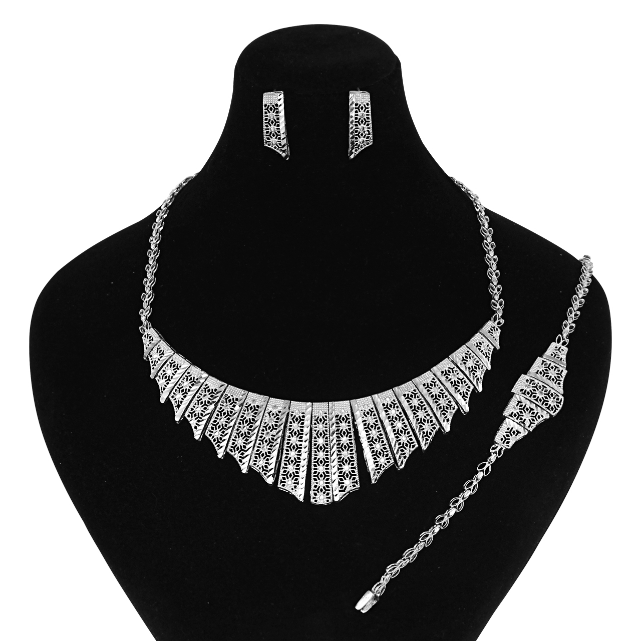 نیم ست نقره زنانه مد و کلاس کد MC-361