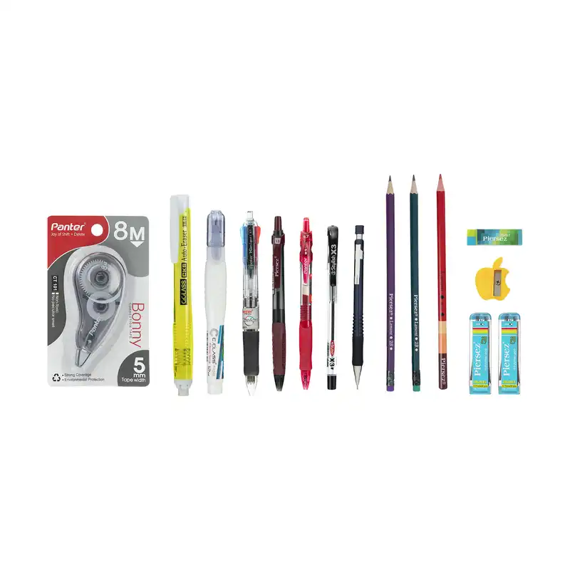 بسته لوازم تحریر کد 021 مجموعه 15 عددی