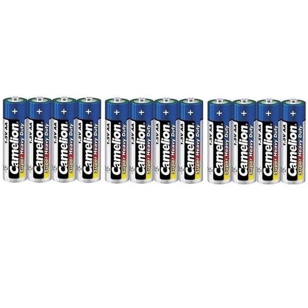 باتری قلمی کملیون مدل Super Heavy Duty بسته 12 عددی
