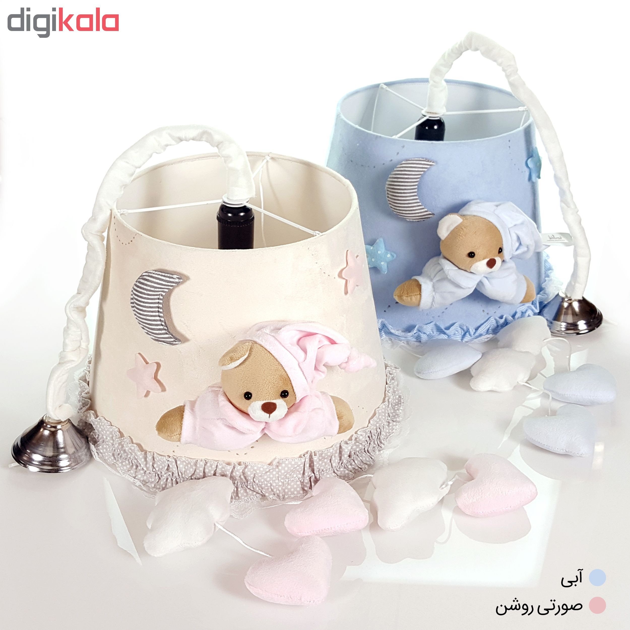 لوستر اتاق کودک طرح خرس نانان کد LMN212