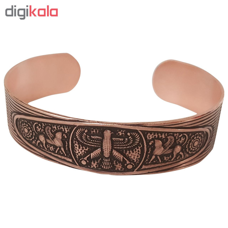 دستبند سیلک رود طرح شیر و عقاب کد JW56