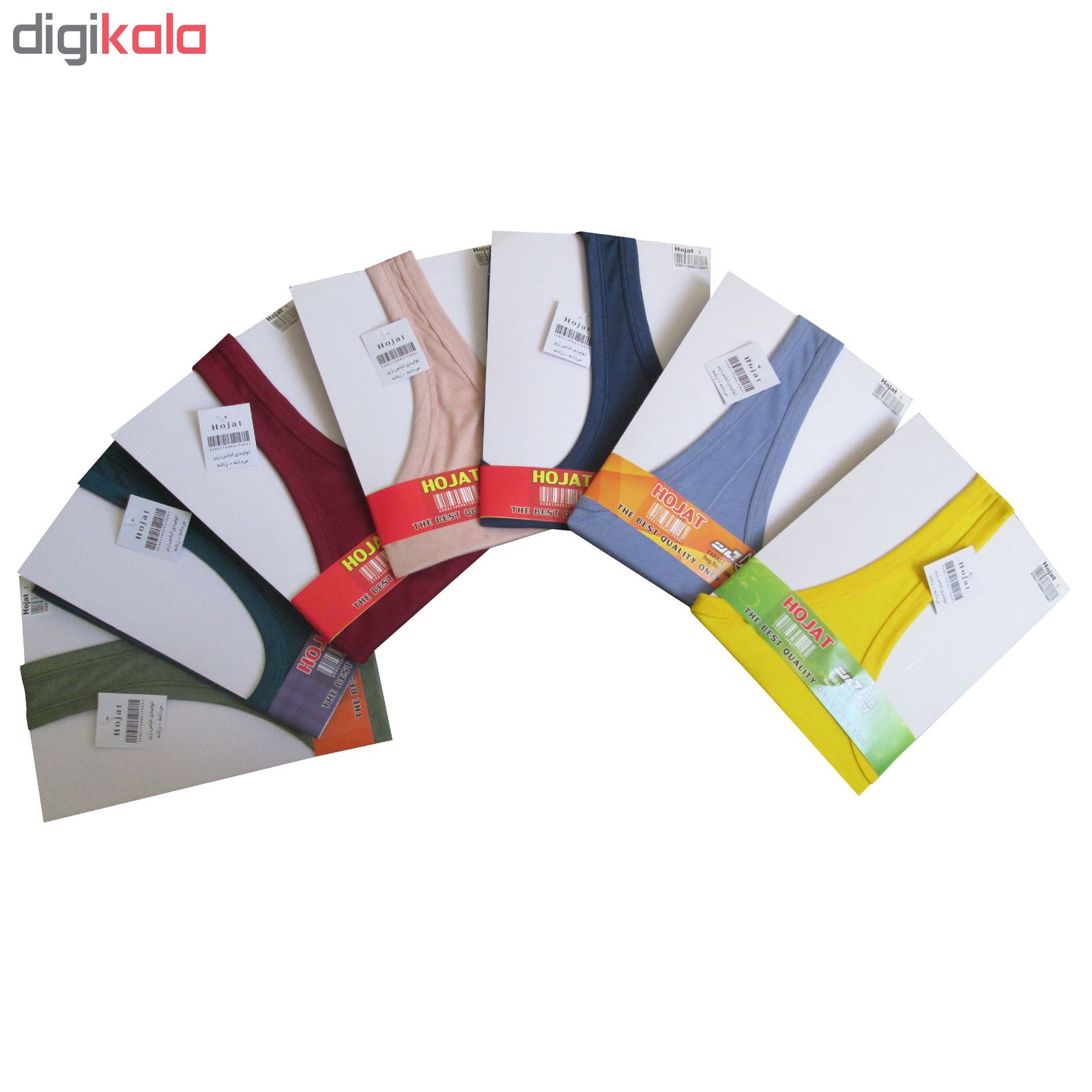 زیرپوش مردانه حجت کد Ves-20370 رنگ مشکی -  - 4