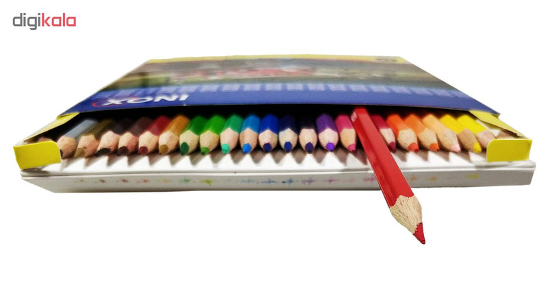 مداد رنگی 24 رنگ اینوکس طرح Old Cars کد 301027