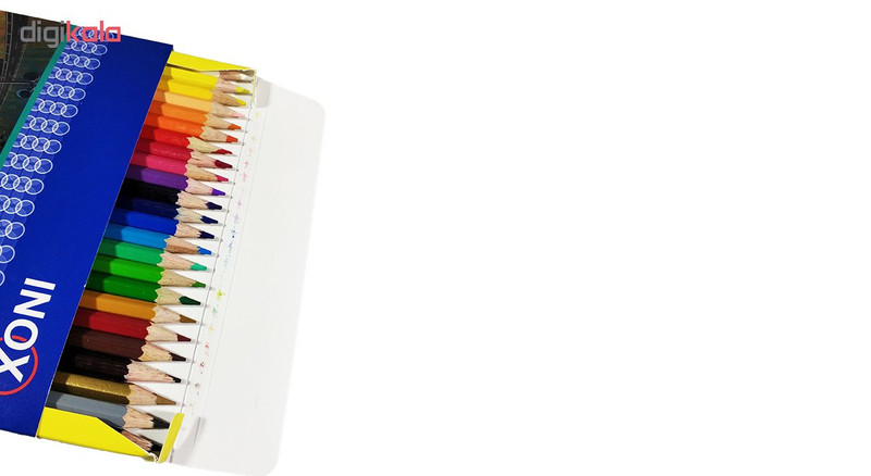 مداد رنگی 24 رنگ اینوکس طرح Old Cars کد 301027