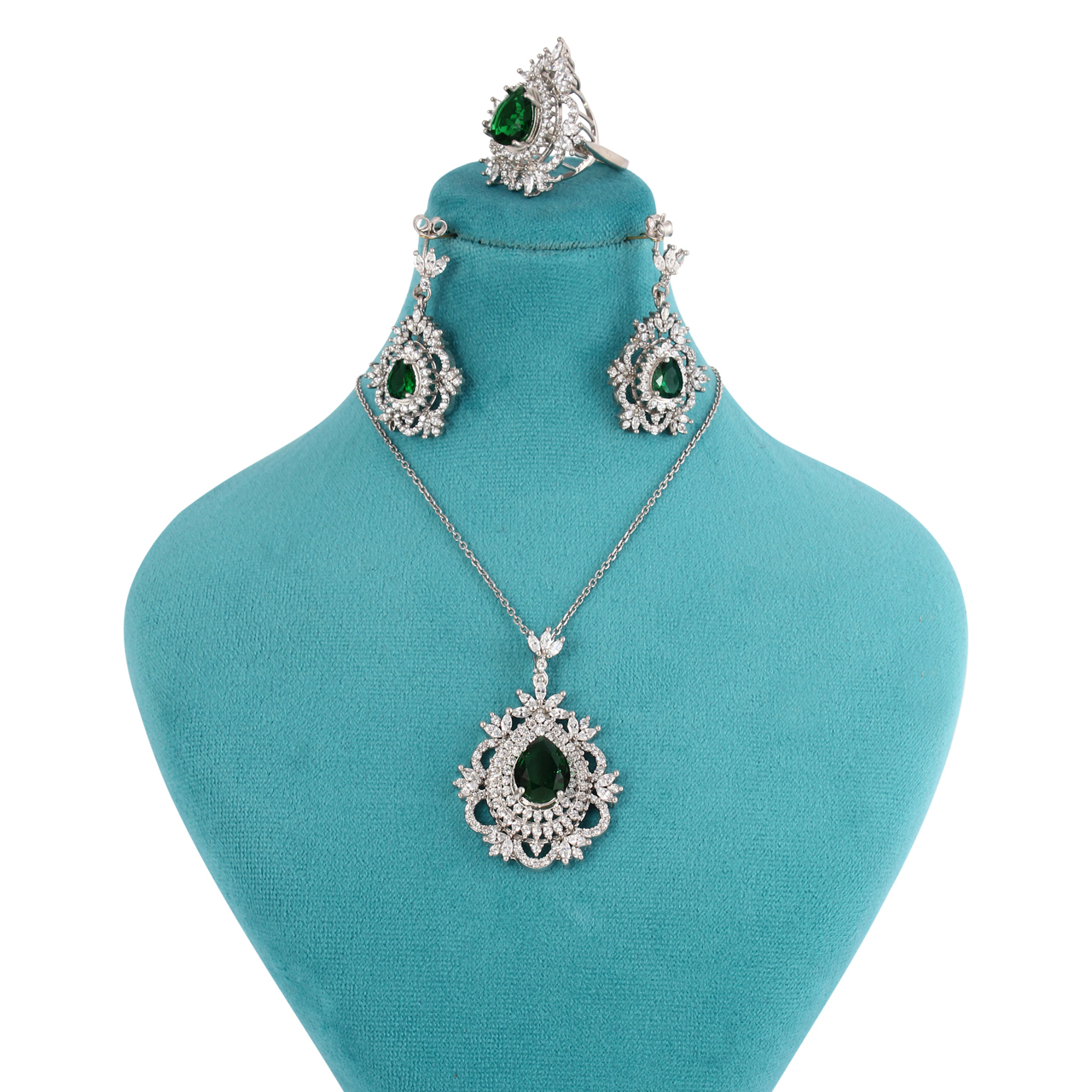 نیم ست نقره زنانه مد و کلاس کد 180183