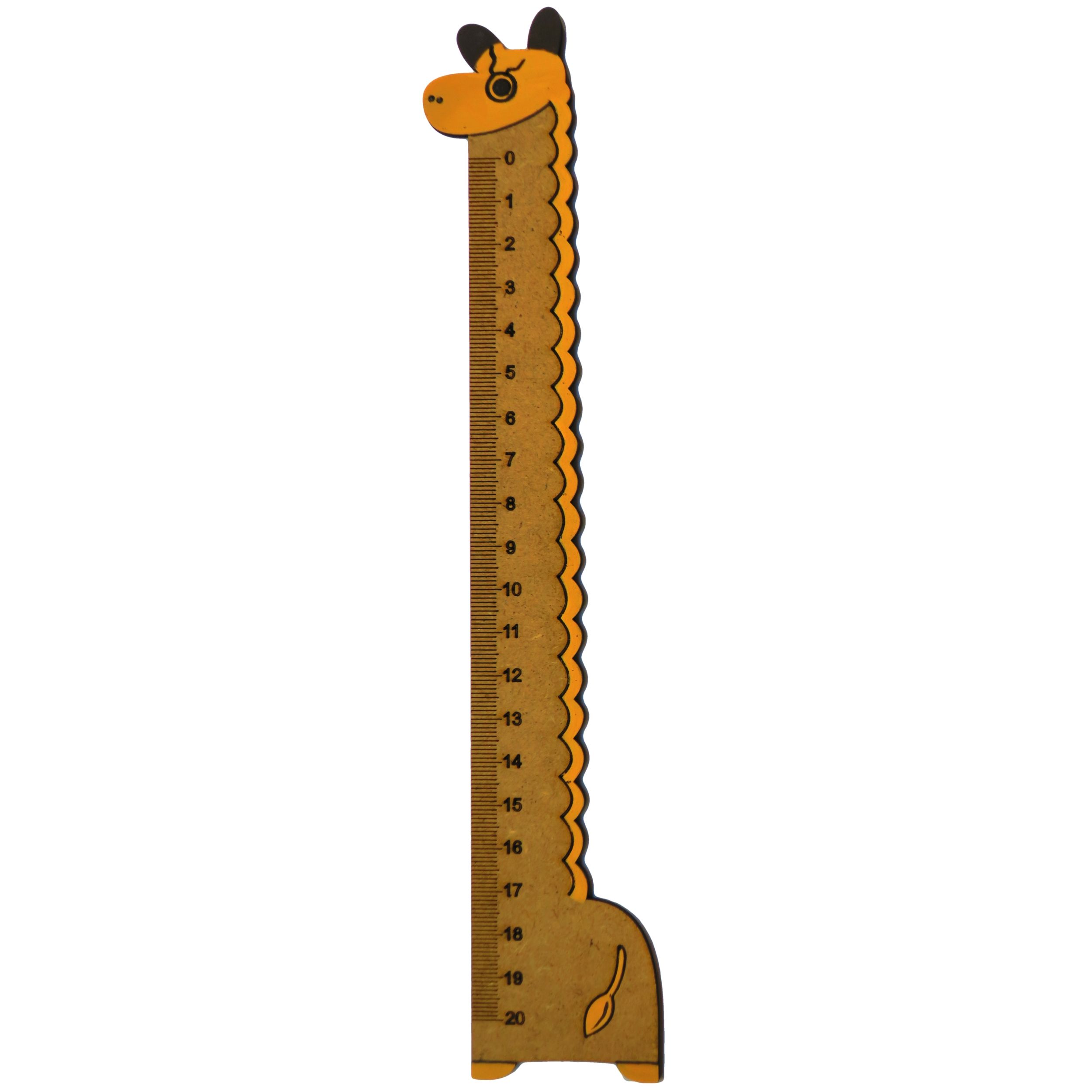 خط کش ۲۰ سانتی متری مدل giraffe