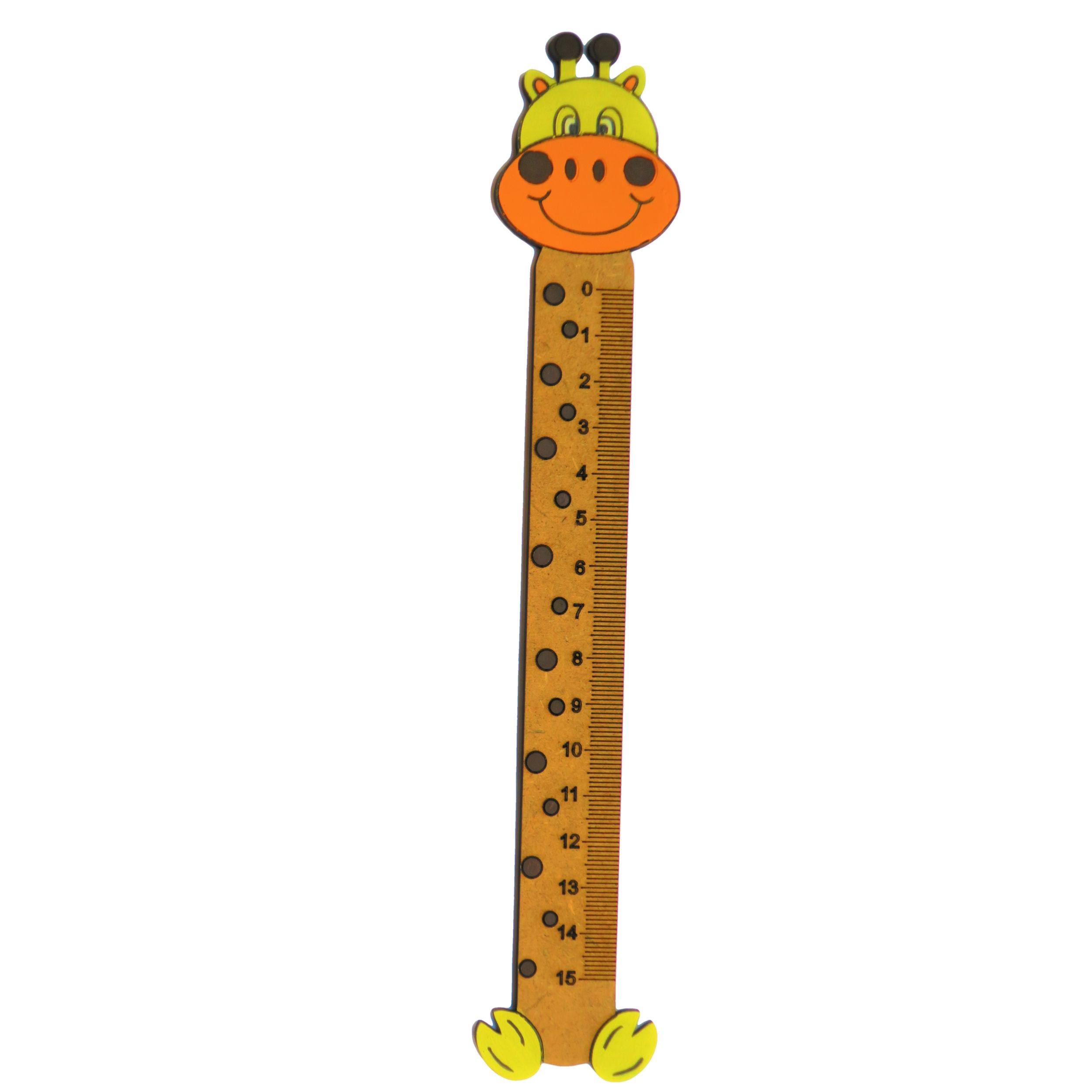 خط کش 15 سانتی متری مدل giraffe 2