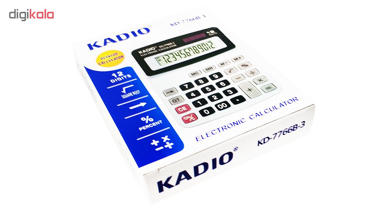 ماشین حساب کادیو مدل KD-7766B-3