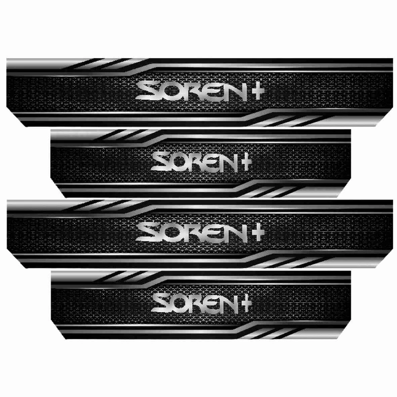 برچسب بدنه خودرو رایسان کد SP2025 مناسب برای سورن پلاس بسته 4 عددی