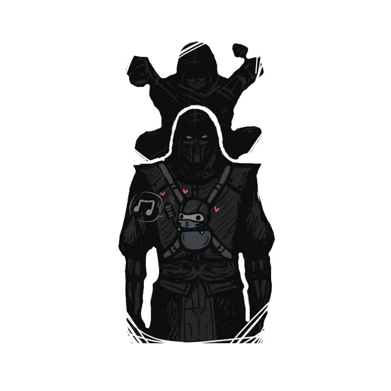 استیکر تزئینی موبایل طرح Noob Saibot Mortal Combat مدل STM1035