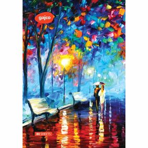 نقد و بررسی دفتر 80 برگ گاجکو طرح نقاشی عاشقان در زیر باران توسط خریداران