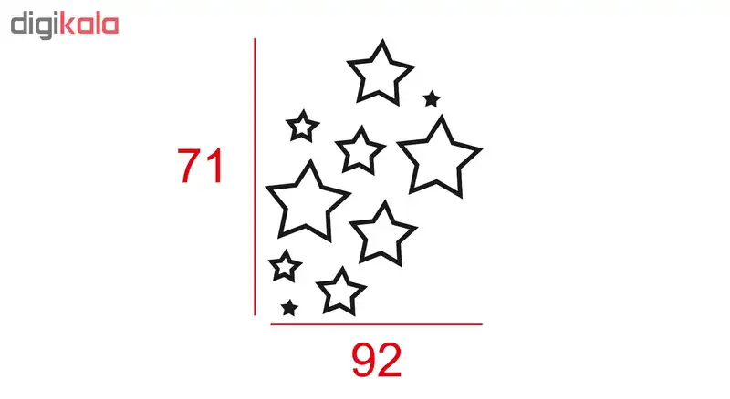 آینه چوکا کد A4