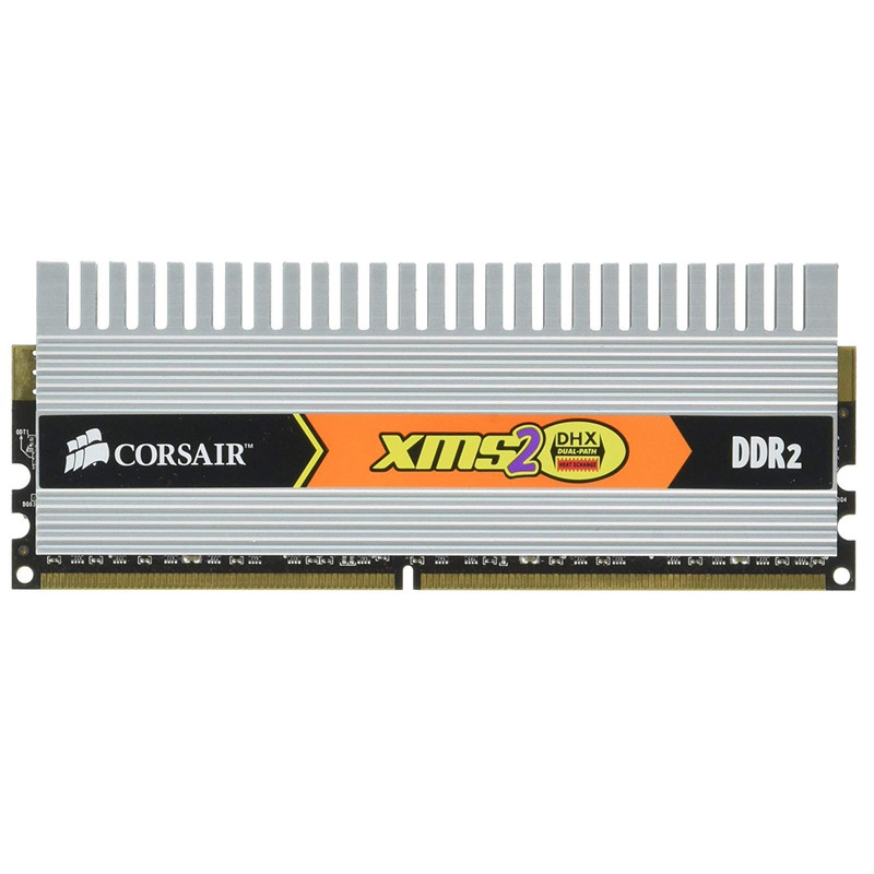 رم دسکتاپ DDR2 دو کاناله 800 مگاهرتز CL5 کورسیر مدل CM2X2048-6400C4DHX ظرفیت 4 گیگابایت