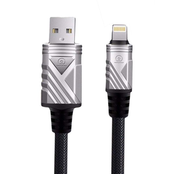 کابل تبدیل USB به لایتنینگ دبلیو یو دبلیو مدل X63 طول 3 متر