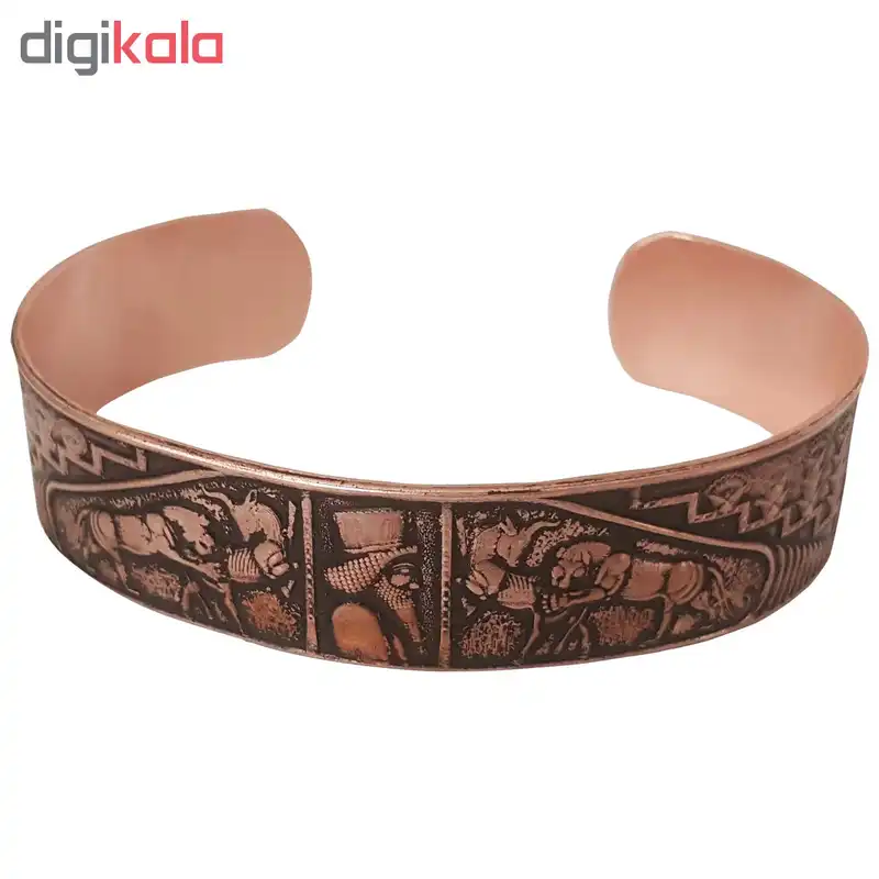 دستبند سیلک رود طرح شیر و هخامنش کد JW57