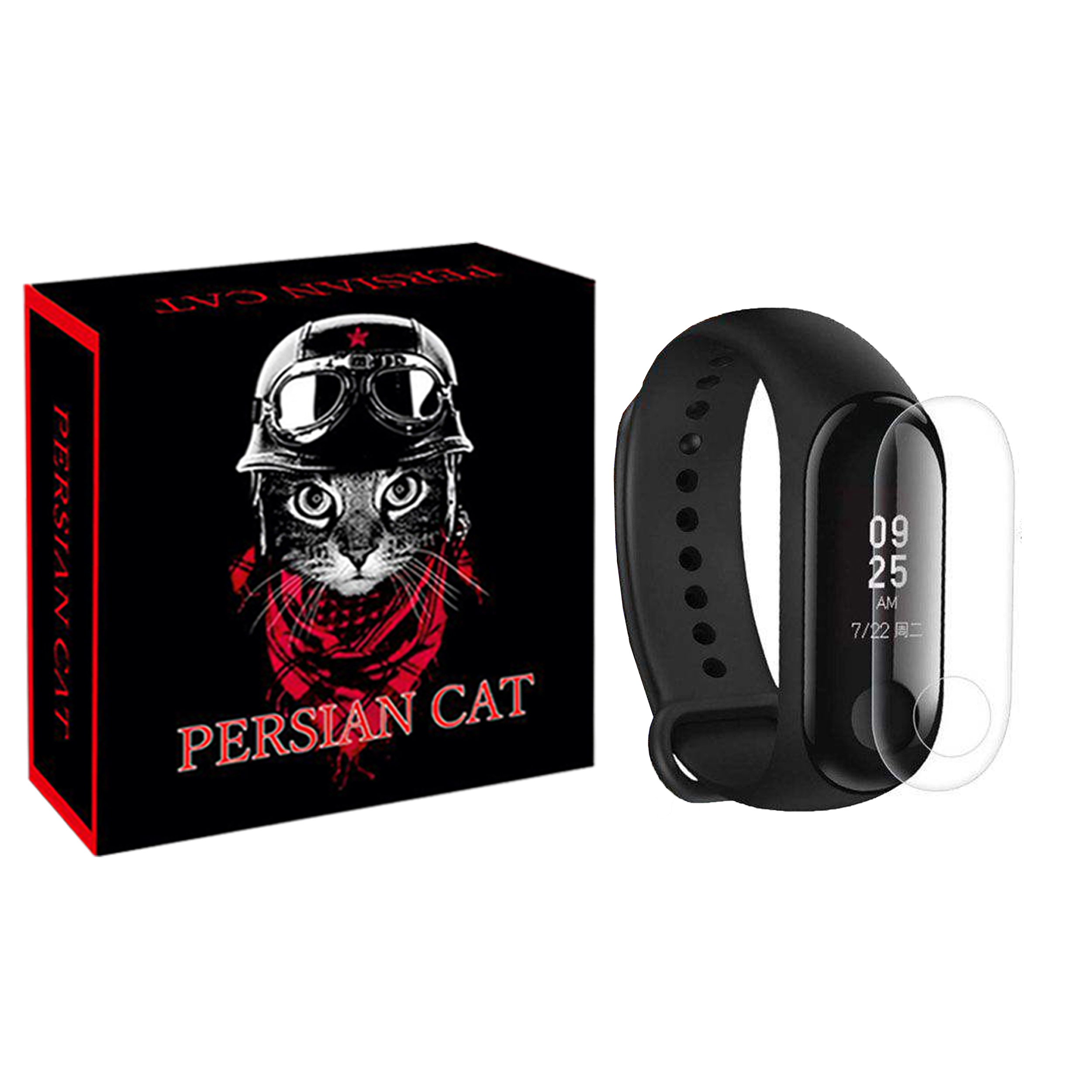 محافظ صفحه نمایش پرشین کت مدل PCGM مناسب برای مچ بند هوشمند شیائومی Mi Band 3