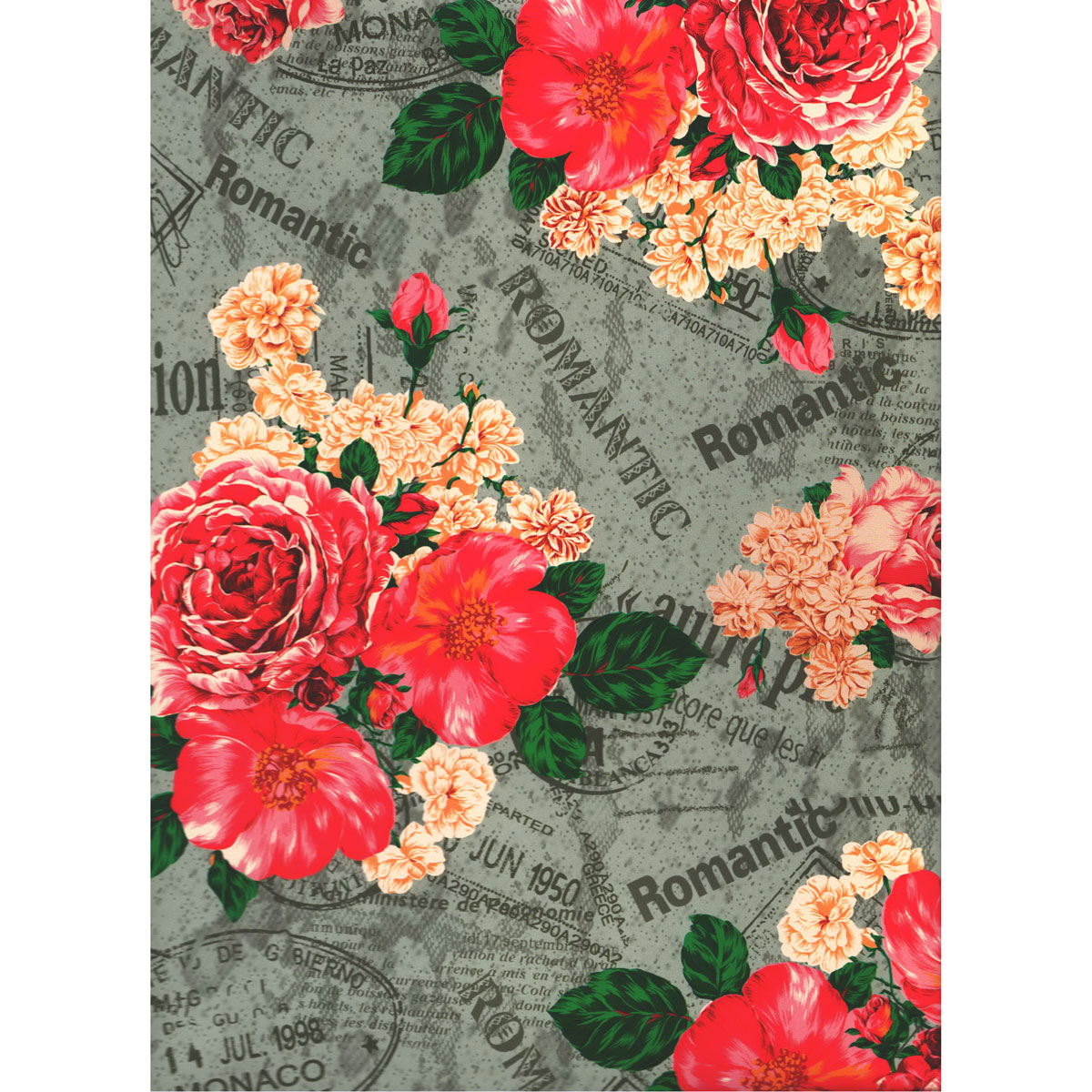 کاعذ کادو طرح گل کد KH102 بسته 5 عددی