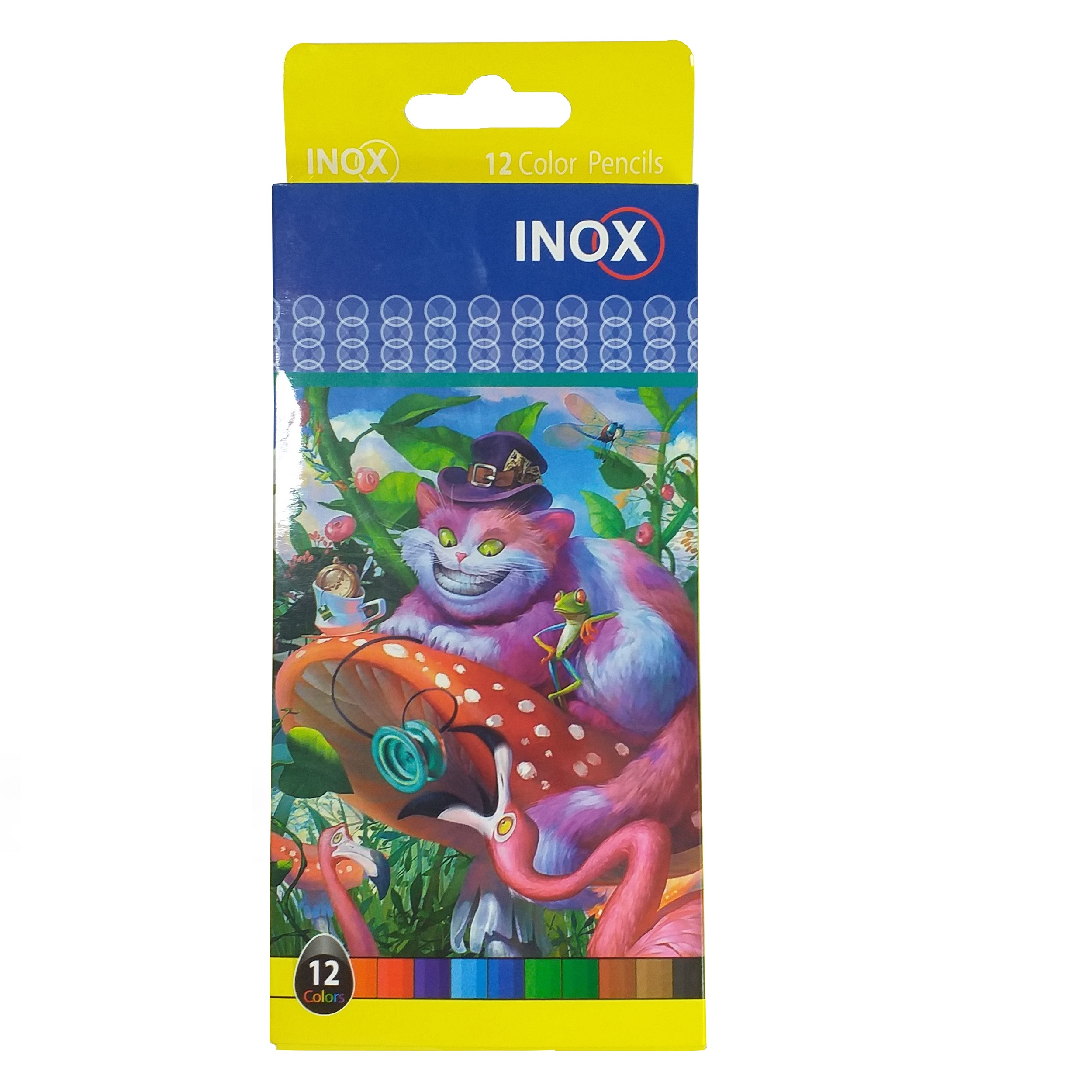 مداد رنگی 12 رنگ اینوکس مدل MR02