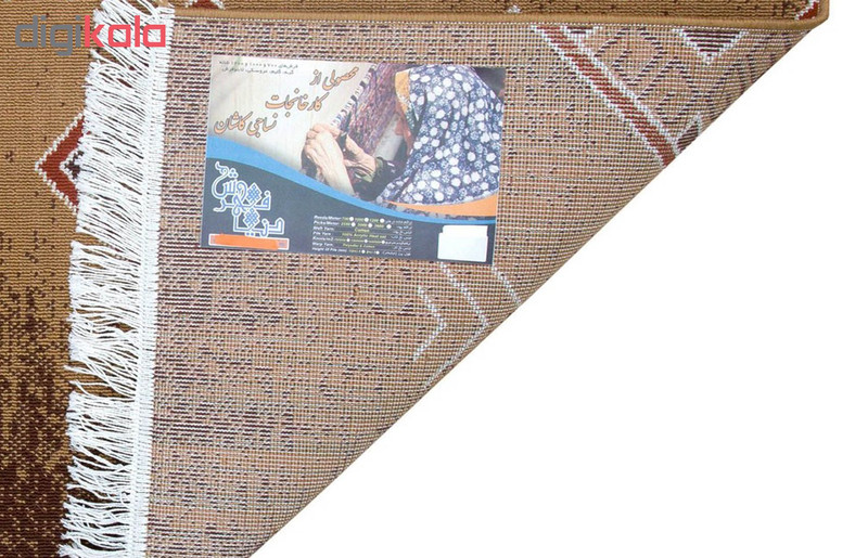 گلیم ماشینی دنیای فرش طرح نارگل گلیم ماشینی دنیای فرش طرح نارگل