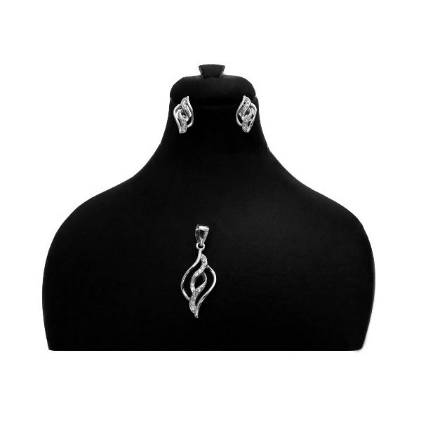 نیم ست نقره زنانه کد p20