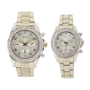 ست ساعت مچی عقربه ای زنانه و مردانه مدل R1En