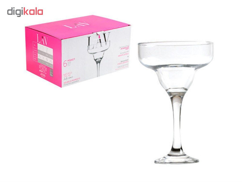 بستنی خوری لاو مدل Misket کد 581 بسته 6 عددی