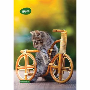 نقد و بررسی دفتر 80 برگ گاجکو مدل Cat Bike توسط خریداران