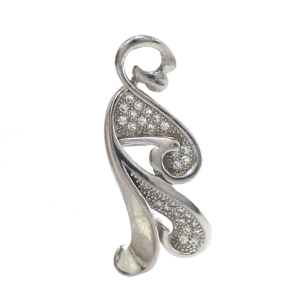 آویز گردنبند نقره  زنانه  کد 0181