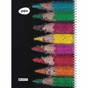 نقد و بررسی دفتر سیمی 60 برگ گاجکو طرح مداد رنگی با رایحه شکلات توسط خریداران