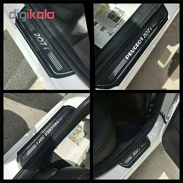 برچسب پارکابی خودرو کد SK07 مناسب برای پژو 207 مجموعه 4 عددی